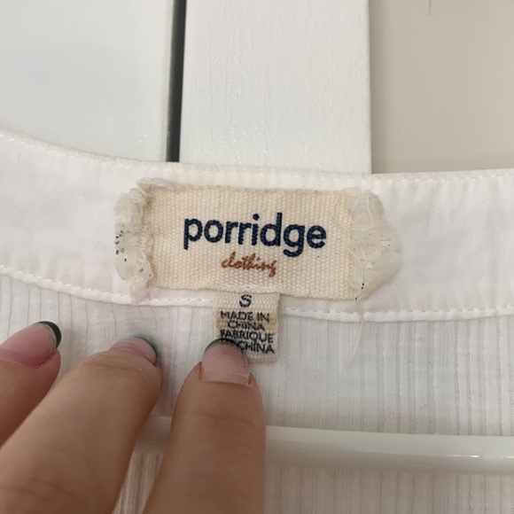 ANTHROPOLOGIE cream puff sleeve top - Picture 8 of 8